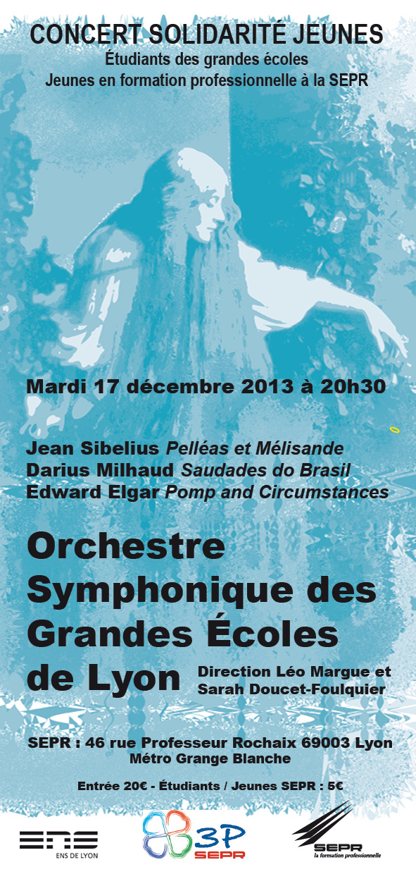 Affiche du concert du 17 décembre